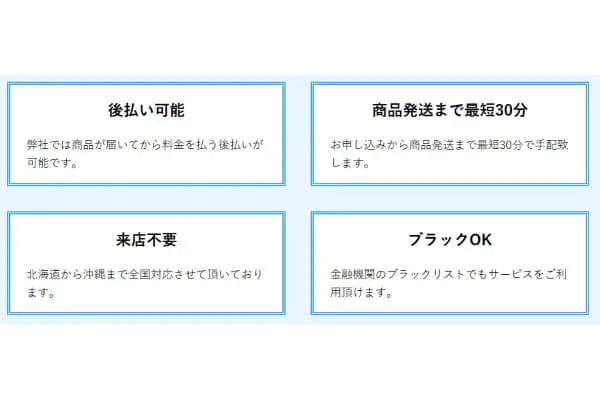 ライオンペイで後払い(ツケ払い)現金化が提供するサービス内容