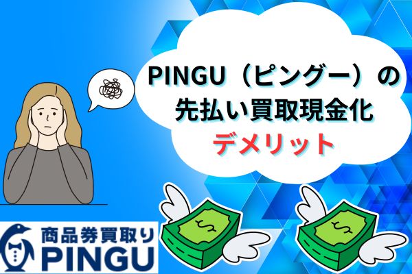 PINGU(ピングー)の2つのデメリット