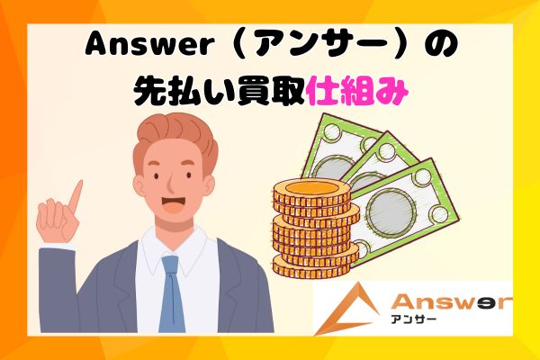 Answer(アンサー)の先払い買取現金化の仕組み