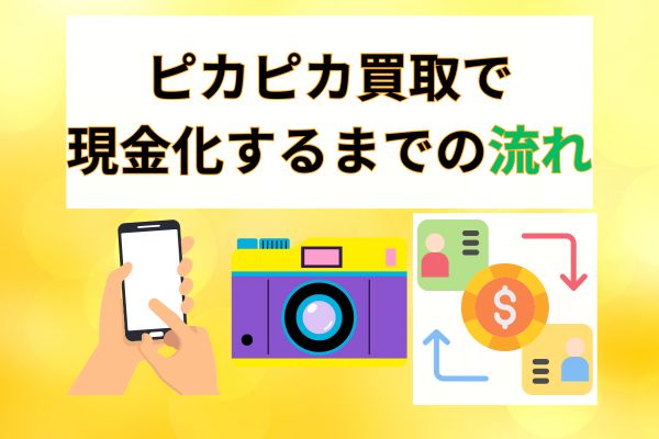 ピカピカ買取で先払い買取現金化する流れ