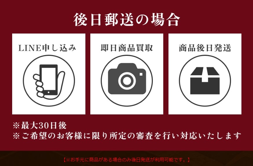 マエストロ先払い買取(後日郵送)の仕組み
