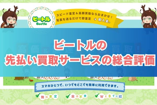 ビートルの先払い買取サービス総合評価